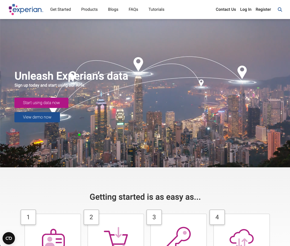 API Portal for Experian PLC